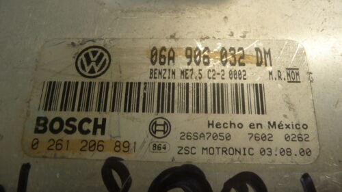 NY608-14 OEM 2001 VOLKSWAGEN GOLF JETTA ENGINE CONTROL COMPUTER MODULE ECM ECU