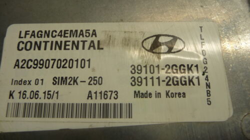 NY469-4 OEM WARRANTY 2015 2016 HYUNDAI SONATA ENGINE CONTROL MODULE ECM ECU