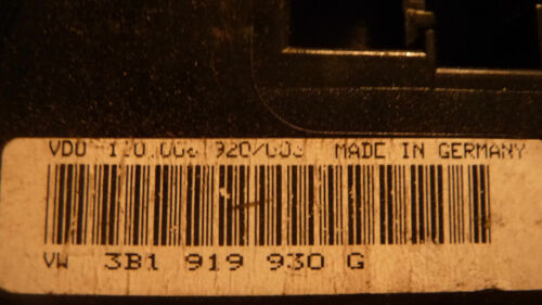 LC257 WARRANTY 98 99 Passat MPH AT Instrument Cluster Speedometer OEM 108,394
