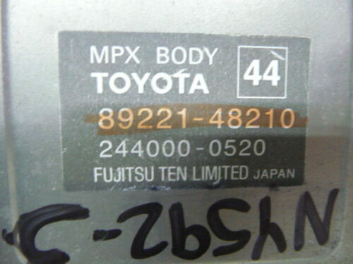 NY592-3 OEM WARRANTY 2004-2007 TOYOTA HIGHLANDER MULTIPLEX CONTROL MODULE