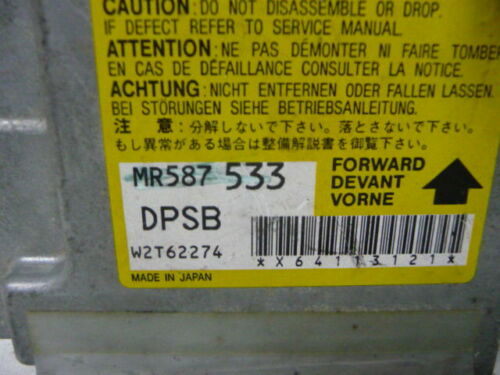 NY589-26 OEM WARRANTY 2004 2005 2006 MITSUBISHI ENDEAVOR AIR BAG CONTROL MODULE