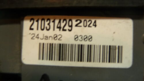 A187-1 OEM WARRANTY 2002 SATURN S SERIES A/C HEAT CLIMATE CONTROL