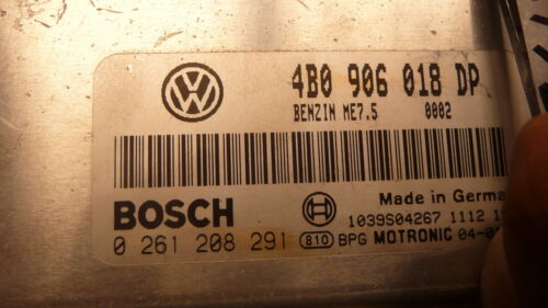NY547-10 OEM WARRANTY 04 05 VOLKSWAGEN PASSAT ENGINE COMPUTER CONTROL ECM ECU