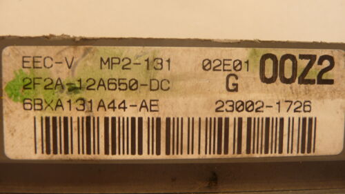 NY535-11 OEM PROGRAMMED 2002 WINDSTAR ENGINE COMPUTER CONTROL MP2-131 ECM ECU