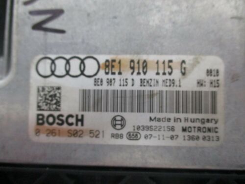 NY621-3 OEM WARRANTY 2008 2009 AUDI A4 ENGINE CONTROL MODULE ECM ECU