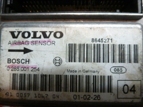 NY331-19 OEM WARRANTY 01-03 VOLVO 60 70 80 SERIES AIRBAG SENSOR CONTROL MODULE