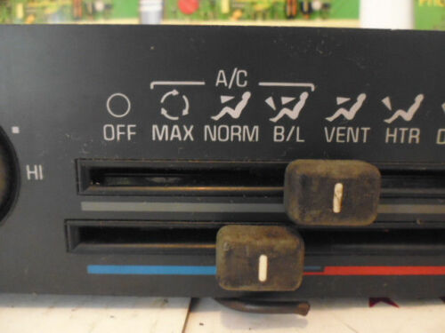 HS3-6 OEM WARRANTY 91 PONTIAC GRAND AM TEMP AC HEAT CLIMATE CONTROL UNIT SWITCH