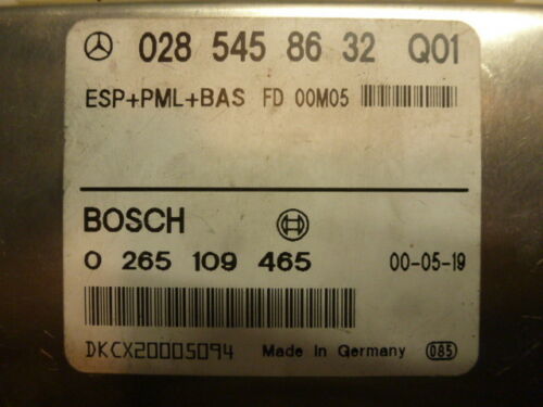 NY283-4 OEM WARRANTY 2001 2002 MERCEDES S CL CLASS ABS CONTROL MODULE COMPUTER