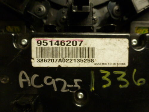 AC92-5 OEM WARRANTY 2012 CRUZE TEMP AC HEAT CLIMATE CONTROL UNIT