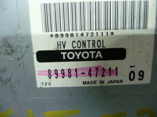 NY596-24 OEM WARRANTY 06-09 TOYOTA PRIUS HYBRID ELECTRIC VEHICLE CONTROL MODULE