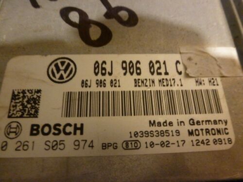 NY86-19 OEM WARRANTY 2010 VW PASSAT Engine Control Computer Brain ECM ECU EBX