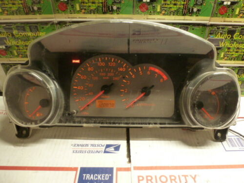 S1438 OEM WARRANTY 02 MITSUBISHI ECLIPSE INSTRUMENT CLUSTER SPEEDOMETER 120,078