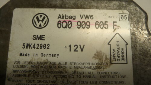 NY436-3 OEM WARRANTY 2001 2002 VOLKSWAGEN JETTA AIRBAG CONTROL COMPUTER MODULE