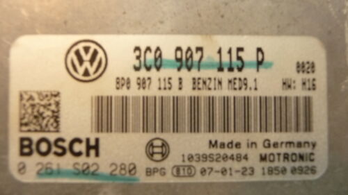 NY424-8 OEM WARRANTY 2006 2007 PASSAT ENGINE CONTROL COMPUTER MODULE ECM ECU EBX