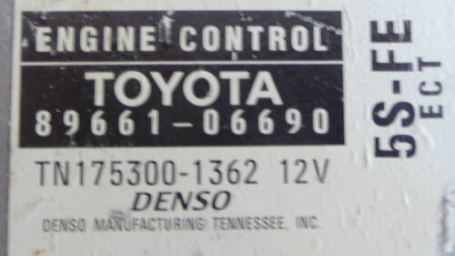 292-7 WARRANTY OEM 1999 Camry Solara Engine Control Computer Brain ECM ECU EBX