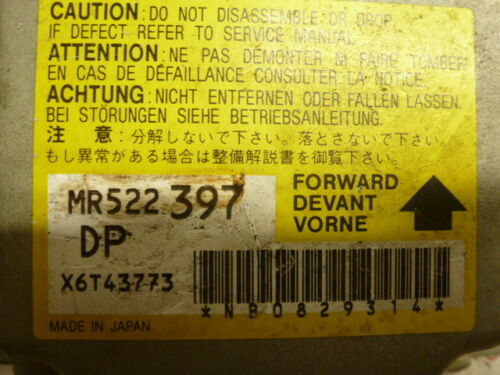 NY232-23 OEM WARRANTY 01 02 03 MITSUBISHI GALANT AIR BAG CONTROL MODULE COMPUTER