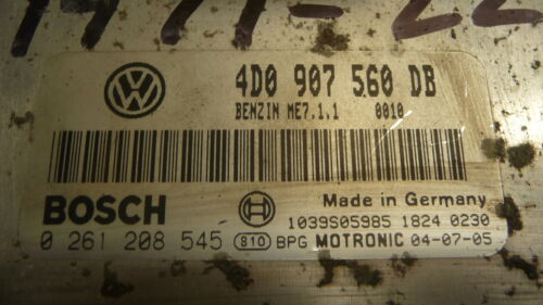 NY471-22 OEM WARRANTY 2005 VOLKSWAGEN TOUAREG ENGINE CONTROL MODULE ECM ECU