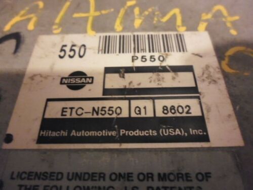 WS28-5 OEM WARRANTY 1998 99 ALTIMA TRANSMISSION CONTROL MODULE COMPUTER TCM TCU