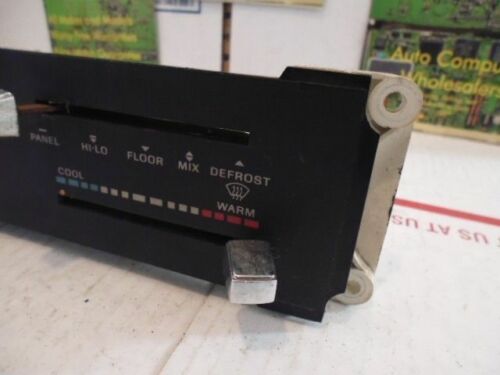 HS14-1 OEM WARRANTY 1985 85 FORD RANGER TEMP AC HEAT CLIMATE CONTROL UNIT SWITCH