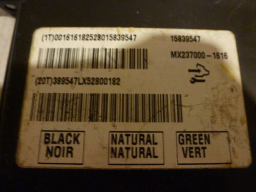 WS17-9 OEM WARRANTY 2006 CADILLAC DTS TEMP AC HEAT CLIMATE CONTROL PANEL SWITCH