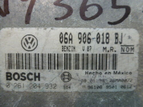 NY365-13 OEM WARRANTY 2000 2001 JETTA ENGINE CONTROL COMPUTER MODULE ECM ECU EBX