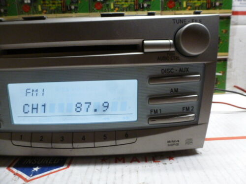 LR1-84 OEM WARRANTY 2007-2009 TOYOTA CAMRY RADIO AM FM STEREO RECEIVER