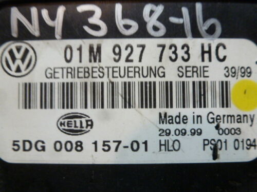 NY368-16 OEM WARRANTY 2000 01 GOLF TRANSMISSION CONTROL COMPUTER MODULE TCM TCU