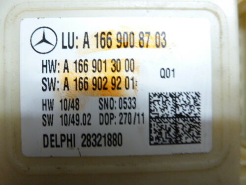 NY241-1 OEM WARRANTY 2013 ML CLASS ML350 SIGNAL ACTIVATION CONTROL MODULE UNIT