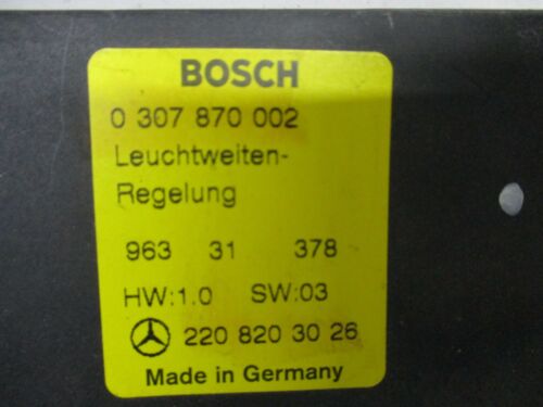 NY610-8 OEM WARRANTY 2000-2003 MERCEDES BENZ S CLASS LAMP CONTROL MODULE