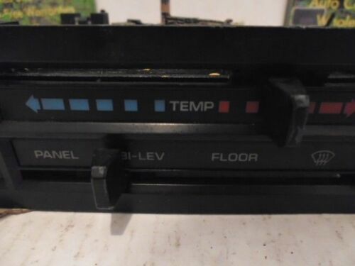 HS15-13 OEM WARRANTY 89 DODGE SHADOW TEMP AC HEAT CLIMATE CONTROL UNIT SWITCH