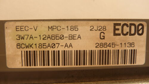 NY533-11 OEM PROGRAMMED 03 CROWN VICTORIA ENGINE COMPUTER MODULE MPC-185 ECM ECU