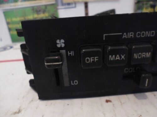 HS8-9 OEM WARRANTY 1987 87 CHEVROLET SOMERSET TEMP AC HEAT CLIMATE CONTROL PANEL