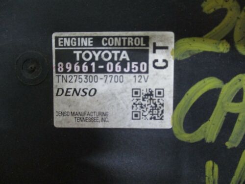 NY648-6 OEM WARRANTY 2010 2010 TOYOTA CAMRY 6 CYL ENGINE CONTROL MODULE ECM ECU