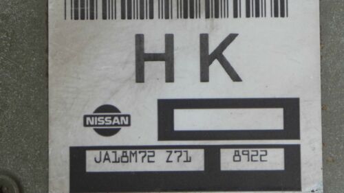 297-22 WARRANTY OEM 1999 99 Altima Engine Control Computer Brain ECM ECU EBX