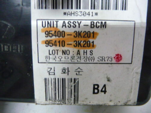 NY587-38 OEM WARRANTY 2006 2007 HYUNDAI SONATA BODY CONTROL MODULE BCM BCU