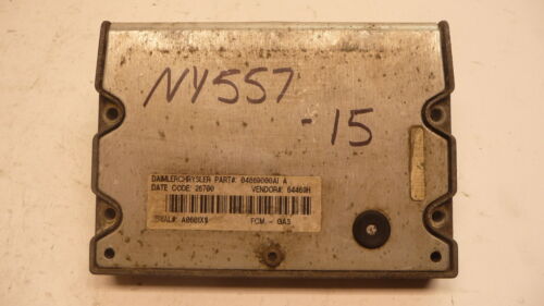 NY557-15 OEM WARRANTY 2001 2002 DODGE CARAVAN MULTIFUNCTION CONTROL MODULE