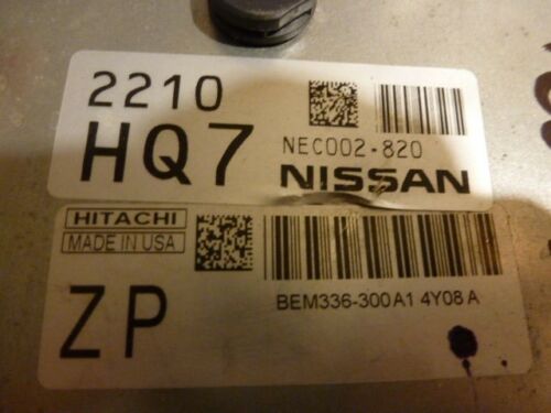 NY86-14 OEM WARRANTY 2014 15 VERSA Engine Control Computer Brain ECM ECU EBX