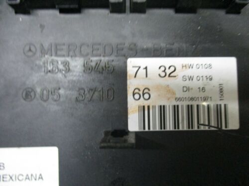 NY610-34 OEM WARRANTY 99-05 MERCEDES BENZ ML CLASS BODY CONTROL MODULE BCM BCU