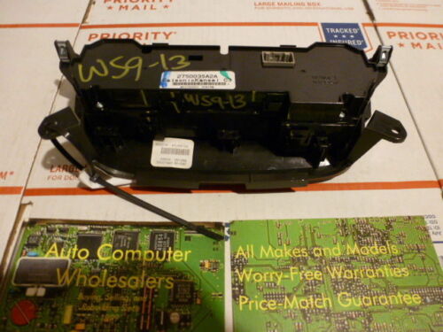 WS9-13 OEM WARRANTY 13 14 SENTRA TEMP AC HEAT CLIMATE CONTROL PANEL UNIT SWITCH