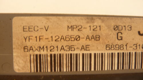 NY532-11 OEM PROGRAMMED 00 SABLE TAURUS ENGINE COMPUTER CONTROL MP2-121 ECM ECU