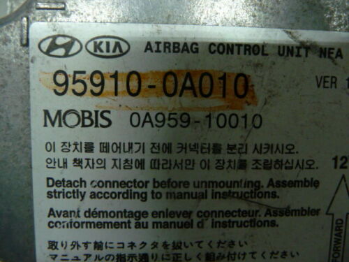 NY592-16 OEM WARRANTY 2009 2010 HYUNDAI SONATA AIR BAG CONTROL MODULE