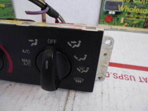 HS17-17 OEM WARRANTY 98 FORD EXPLORER TEMP AC HEAT CLIMATE CONTROL UNIT SWITCH