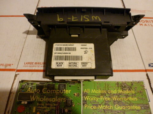 WS17-9 OEM WARRANTY 2006 CADILLAC DTS TEMP AC HEAT CLIMATE CONTROL PANEL SWITCH
