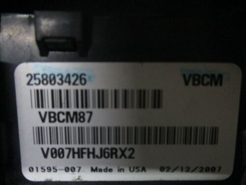 NY619-8 OEM WARRANTY 05-09 LACROSSE GRAND PRIX ALLURE BODY CONTROL MODULE BCU