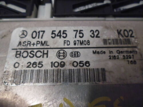 NY53-18 OEM WARRANTY 1998 1999 Mercedes E320 ASR PML ABS Control Computer Brain