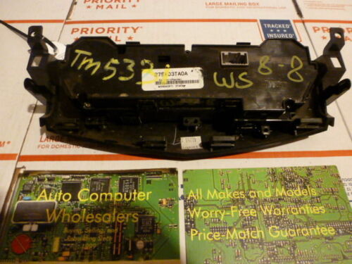 WS8-8 OEM WARRANTY 2013 14 ALTIMA TEMP AC HEAT CLIMATE CONTROL PANEL UNIT SWITCH