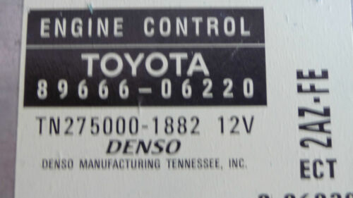 292-2 WARRANTY OEM 2002 02 Camry Engine Control Computer Brain AT ECM ECU EBX