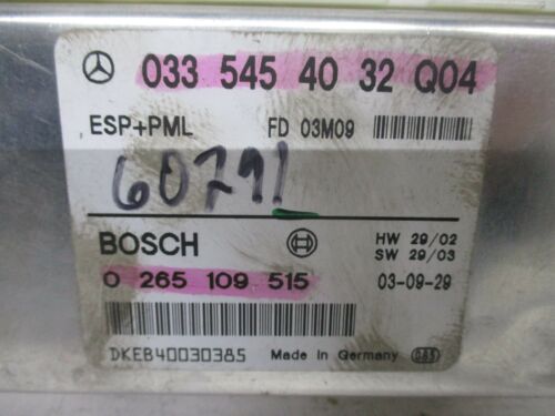 NY620-8 OEM WARRANTY 03 04 05 06 MERCEDES BENZ E S CLASS ABS CONTROL MODULE