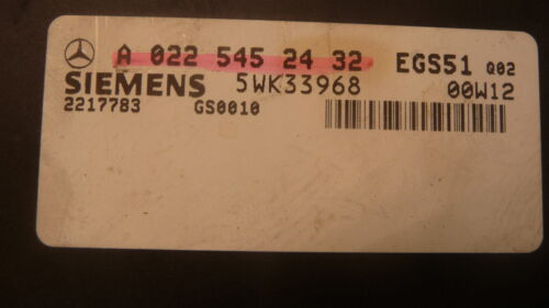 NY504-2 OEM WARRANTY 2000 MERCEDES ML CLASS TRANSMISSION CONTROL MODULE TCM TCU