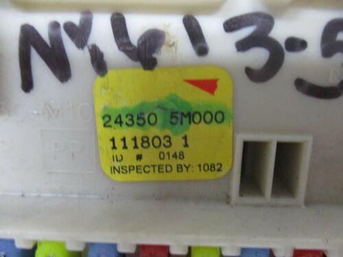 NY613-5 OEM WARRANTY 2000-2006 NISSAN SENTRA BODY CONTROL MODULE BCM BCU
